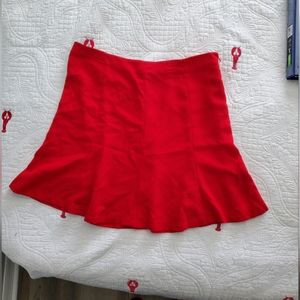 Ralph Lauren sz 14 fit and flare red skirt nwot